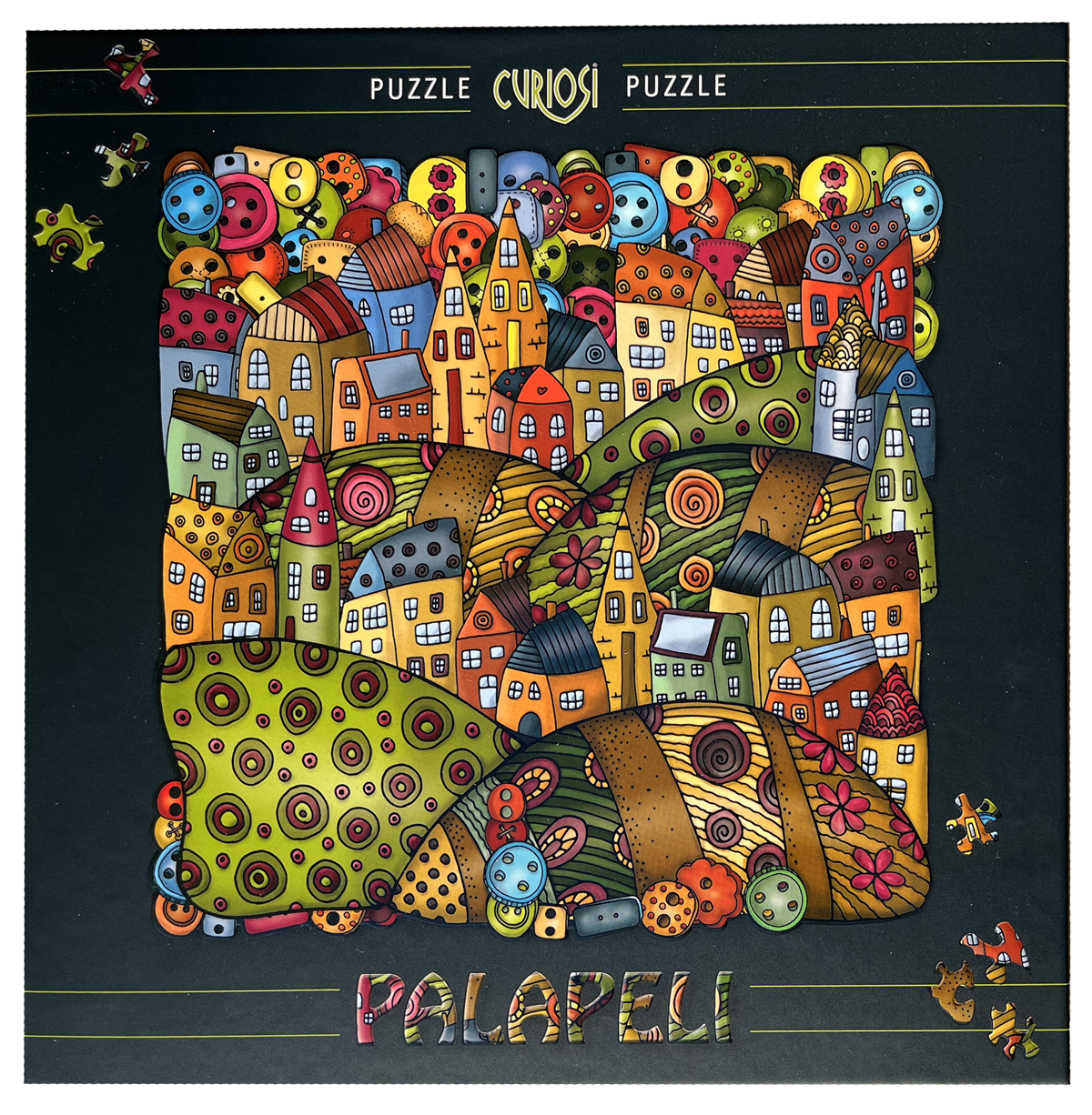 Puzzle Palapeli "Bergdorf"