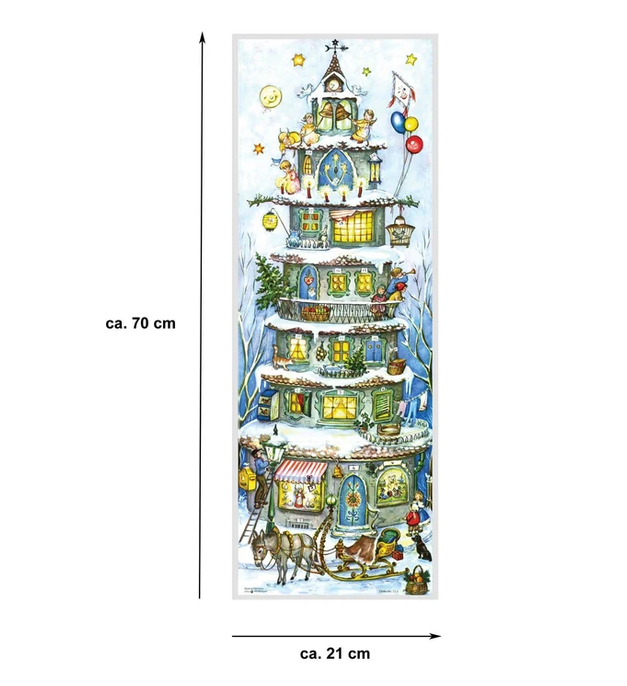 Adventskalender "Weihnachtspyramide"